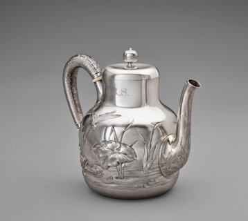Coffee pot, 1881. Creators: Dominick and Haff, Giles Brothers and Company.