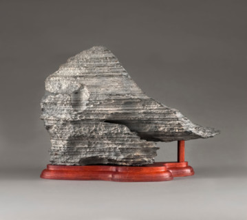 Fringe of Orient on wooden stand, 1700s. Creator: Unknown.
