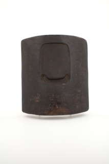 Inkstone in the shape of a Han dynasty roof tile, 16th century. Creator: Unknown.