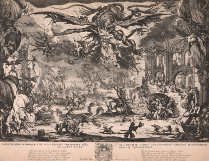 The Temptation of St. Anthony, 1635. Creator: Jacques Callot.