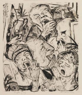 Siesta, 1918. Creator: Max Beckmann.