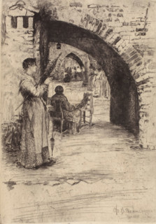Reteria (Net Makers), 1881. Creator: Otto Henry Bacher.