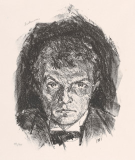 Self-Portrait (Selbstbildnis), 1911. Creator: Max Beckmann.