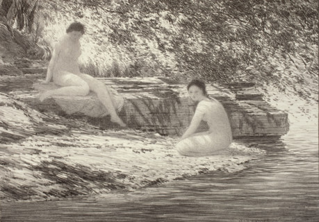 Lake Ladies, 1924. Creator: Bolton Coit Brown.