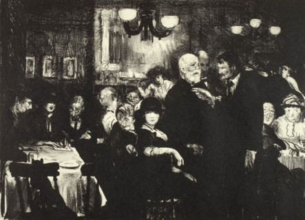 Artists' Evening, 1916. Creator: George Wesley Bellows.