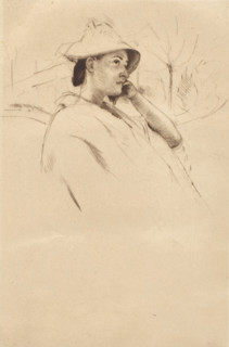 Le Chapeau de Campagne, c1900-1926. Creator: Mary Cassatt.