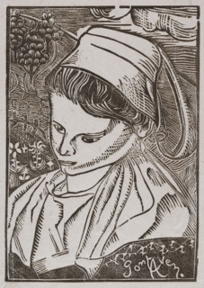 Bretonne de Pont-Aven (Breton Woman from Pont-Aven), about 1896. Creator: Armand Seguin.