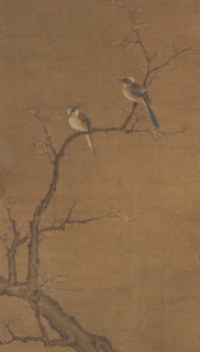 Two Birds on a Red Maple, about 1350. Creator: Zheng Xi.