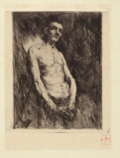 Figure of a Man, 1880-1890. Creator: Robert Frederick Blum.
