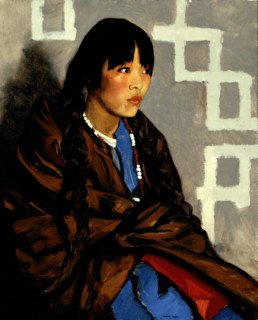 Indian Girl (Julianita), about 1917. Creator: Robert Henri.