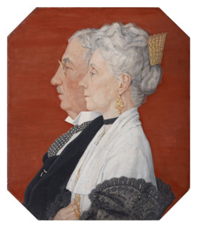 Mr. and Mrs. H. H. Friedley, 1925. Creator: Durr Freedley.