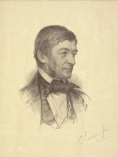 Portrait of Ralph Waldo Emerson, c1840s. Creator: William Baxter Palmer Closson.