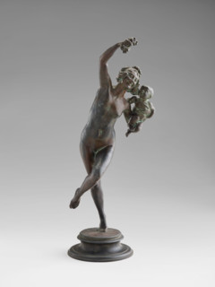 Bacchante and Infant Faun, 1893-1894. Creators: Frederick William MacMonnies, E Gruet.