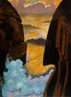 Vorhor, The Green Wave, about 1896-1897. Creator: Georges Lacombe.