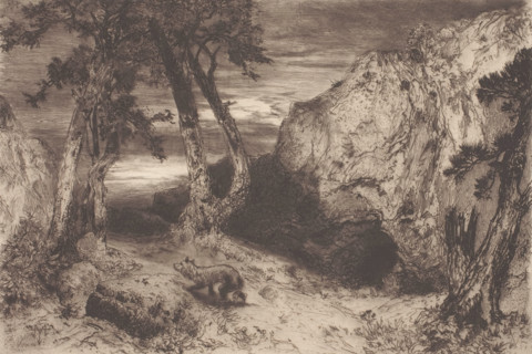 Twilight in Arizona, 1880. Creator: Thomas Moran.