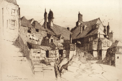Rye, Sussex, 1884. Creator: Charles Adam Platt.