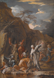 St. Philip Baptising the Eunuch, 1733. Creator: Joseph Goupy.