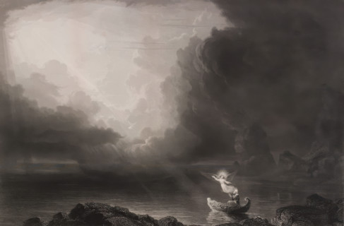 The Voyage of Life: Old Age, 1856. Creator: James Smillie.