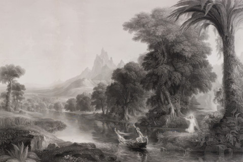 The Voyage of Life: Youth, 1853. Creator: James Smillie.