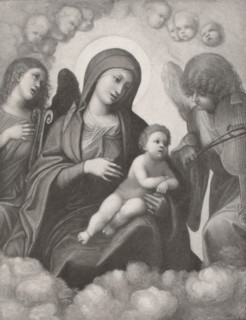 Madonna and Child in Glory, 1894. Creator: Antonio da Correggio.