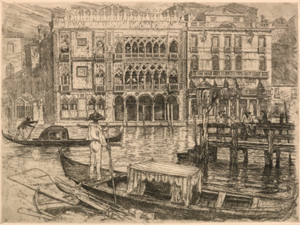 Ca D'oro, Venice, 1883. Creator: Frank Duveneck.