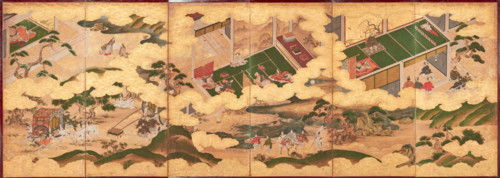 Tales of Genji, about 1650. Creator: School of Iwasa Matabei.