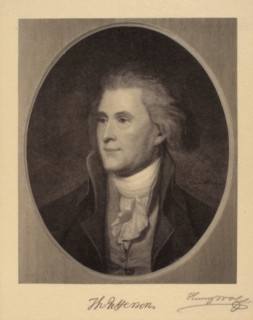Portrait of Thomas Jefferson, 1901. Creator: Henry Wolf.