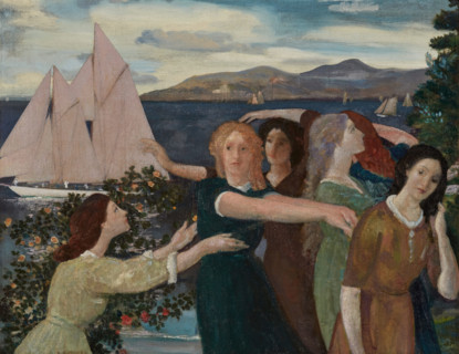 Across the Harbor, 1908. Creator: Arthur Davies.