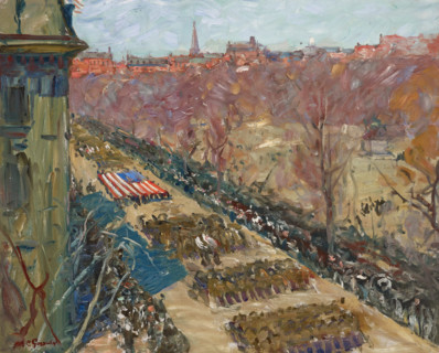 Liberty Loan Parade, 1918. Creator: Arthur Clifton Goodwin.