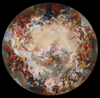 Glorification of the Cross, about 1718. Creator: Carlo Innocenzo Carlone.
