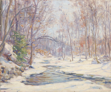 A Winter Morning, about 1912. Creator: Frank Townsend Hutchens.