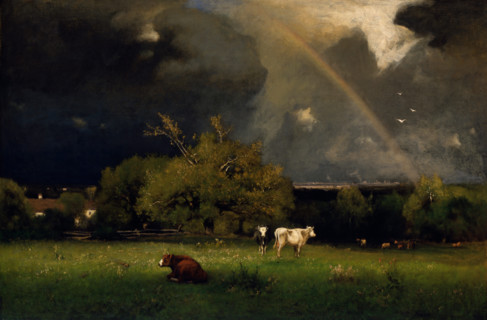 The Rainbow, about 1878-1879. Creator: George Inness.