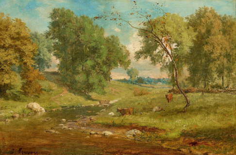 In the Meadow, 1825-1894. Creator: George Inness.