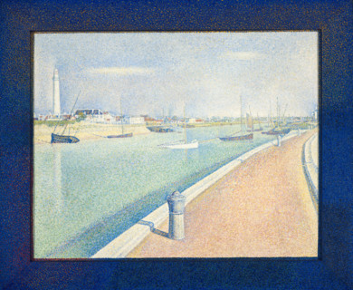 The Channel of Gravelines, Petit Fort Philippe, 1890. Creator: Georges-Pierre Seurat.
