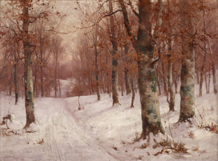 Woods in Winter, 1903. Creator: John Elwood Bundy.