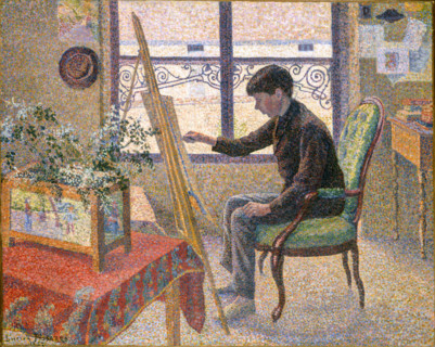 Interior of the Studio, 1887. Creator: Lucien Pissarro.