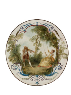 The Swing, about 1724. Creators: Nicolas Lancret, Claude Audran.