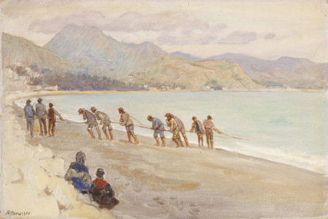 At Malaga, Spain, 1912. Creator: Anna Richards Brewster.