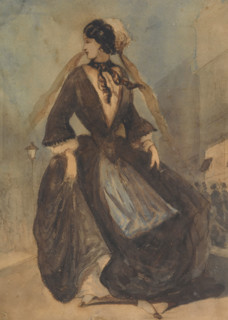 Spanish Lady, 19th century. Creator: Constantin Guys.