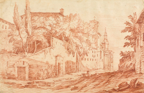 Roman Scene, 1755-1769. Creator: Jacques-Francois Amand.