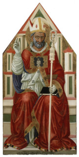 St Blaise, about 1445. Creator: Bicci di Lorenzo.
