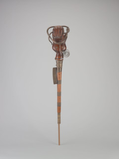 Ceremonial staff, early 20th century. Creator: Unknown.