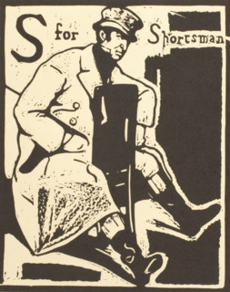 S is for Sportsman, about 1898. Creator: William Nicholson.