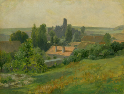 Okor Castle, 1893. Creator: Ludovit Cordak.