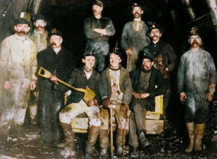 Coal miners, between c1910 and c1915. Creator: Bain News Service.