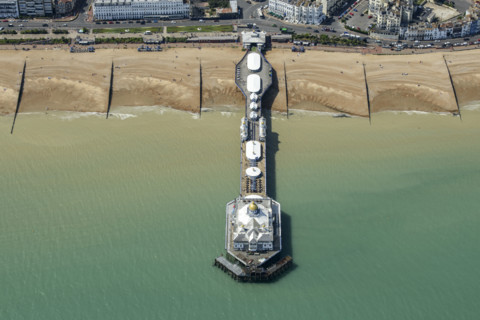 Eastbourne Pier, Eastbourne, East Sussex, 2024. Creators: Damian Grady, Eugenius Birch.