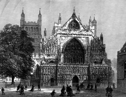 Exeter Cathedral, 1873. Creator: Unknown.