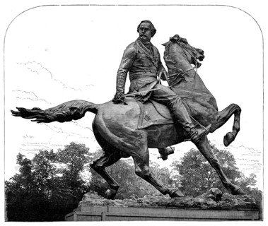 Statue of General Sir James Outram, for Calcutta, now in Waterloo-Place, by J. H. Foley, R.A., 1873. Creator: Unknown.