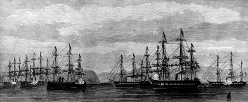 The Coronation in Norway: arrival of the Queen at Orland, 1873. Creator: Unknown.