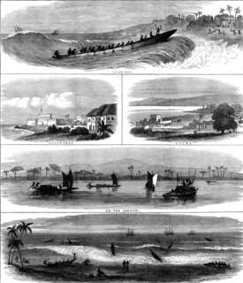 Sketches on the Gold Coast of Africa, 1873. Creator: Unknown.